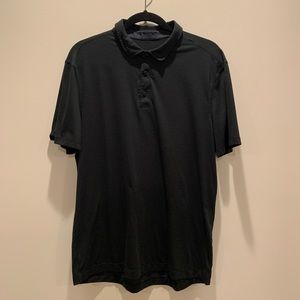 men’s large black short sleeve lululemon polo